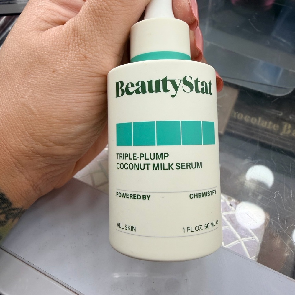 BeautyStat Triple-Plump Coconut Milk Serum with Green Accents